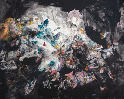 Quiet Black Stimuli IV - a Paint Artowrk by Joice Cheung